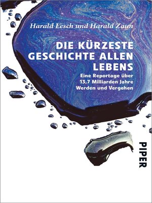 cover image of Die kürzeste Geschichte allen Lebens